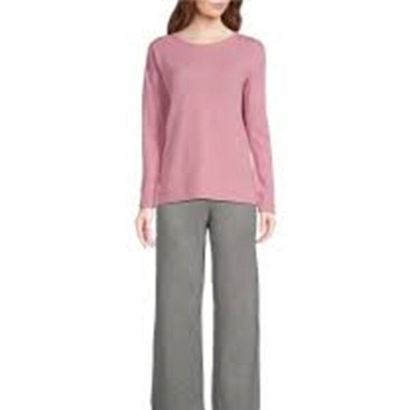 NWT Van Winkle & CO. Luxury Cashmere Oversized Coordinating Lounge Top - Picture 2 of 4